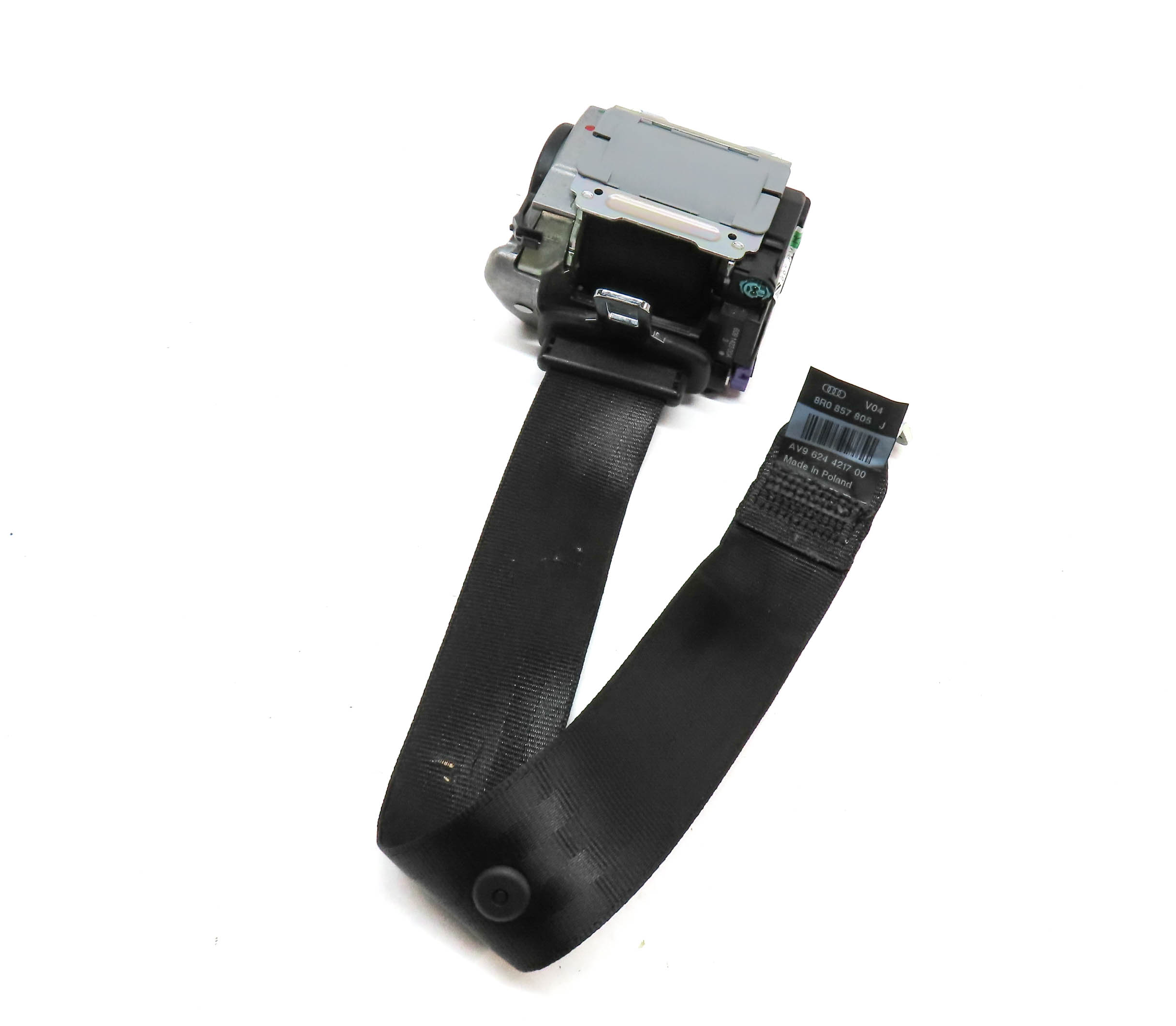 2017 AUDI Q5 (B8 8R) REAR LEFT SEATBELT SEAT BELT RETRACTOR (Black) — exact item pictured